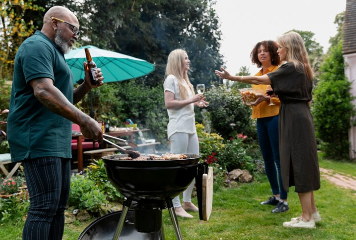 For a casual celebration, a backyard barbecue tops the list of 50th birthday ideas.